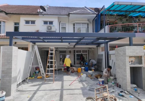 Car Porch Roof Replacement