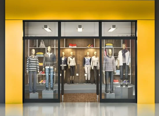 shop-front-spraying-yellow-colour-Retail & Shopfront Painting SG